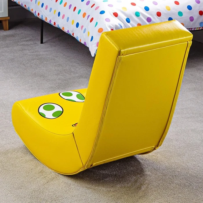 X Rocker Nintendo Super Mario All-Star Collection Floor Rocker Gamingstuhl, Yoshi gelb