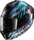 Shark Spartan RS Carbon Vibetrack schwarz/blau/silber/türkis (HE8168EDGU)