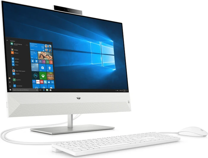 HP Pavilion All-in-One 24-xa0302ng, Snowflake White, Core i5-9400T, 8GB RAM, 512GB SSD, GeForce MX230
