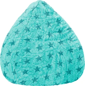 Sitting Point Beanbag Fluffy Stars XL Sitzsack türkis