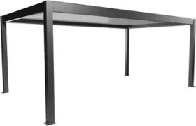 Biohort Pergola 6x3.5 dunkelgrau-metallic/weiß