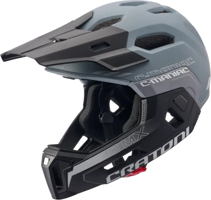 Cratoni C-Maniac 2.0 MX Fullface-Helm grey matt