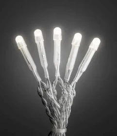 Konstsmide Micro Lichterkette transparent LED 100x warmweiß
