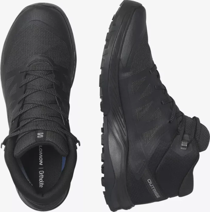 Salomon Outrise Mid GTX black/phantom (Herren)