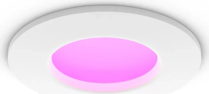 Philips Hue White and Color Ambiance Slim Einbauleuchte 90mm weiß