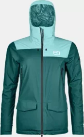 Ortovox 2L Swisswool Sedrun Funktionsjacke pacific green (Damen)
