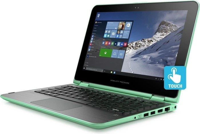 HP Pavilion x360 11-k100ng, grün, Pentium N3700, 4GB RAM, 500GB HDD, DE