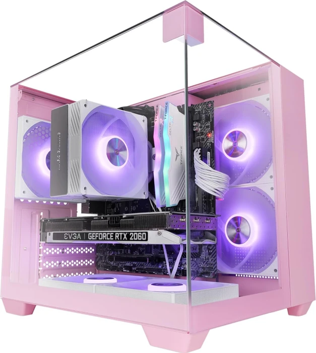 Mars Gaming MC-VISIONM Pink, Glasfenster