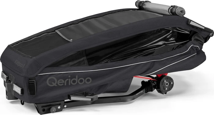 Qeridoo Kidgoo 1 Fahrradanhänger phantom grey (Modell 2026)