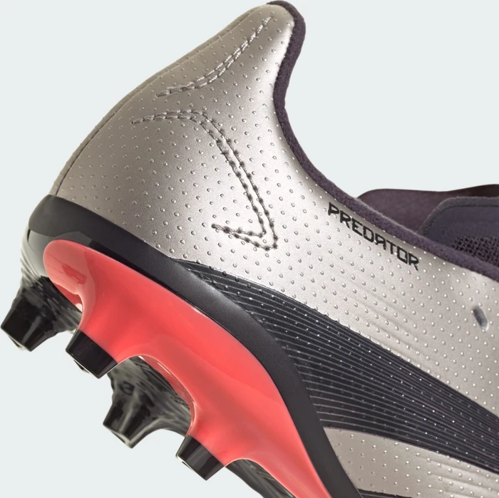 adidas Predator League FG platinum metallic/aurora black/turbo (Junior)