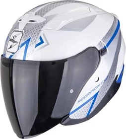 Scorpion EXO-230 Loop weiß/blau/silber