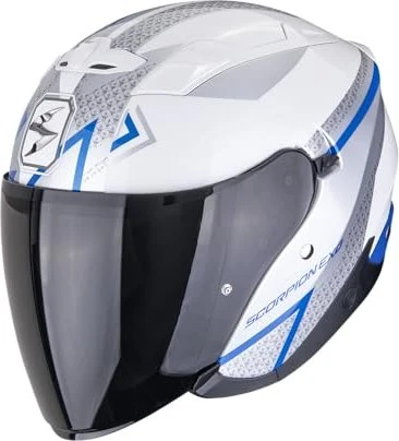 Scorpion EXO-230 Loop weiß/blau/silber