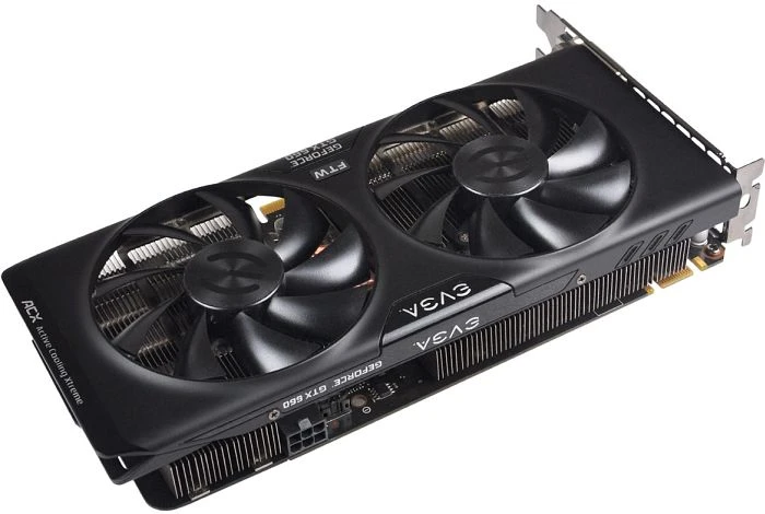 EVGA GeForce GTX 660 FTW ACX Cooler, 2GB GDDR5, 2x DVI, HDMI, DP