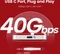 Orico SUPRE-40G SSD, rot, 512GB, USB4 Vorschaubild