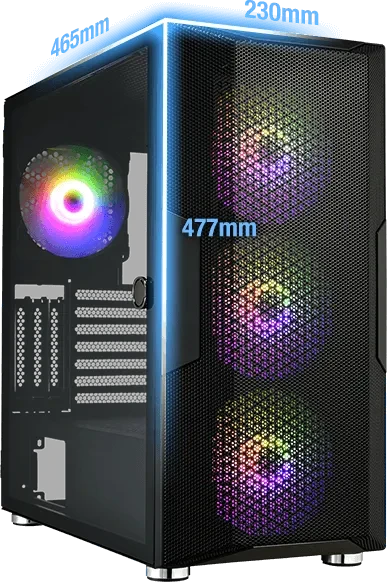 FSP CUT592, Glasfenster