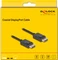 DeLOCK Coaxial DisplayPort 2.1 Kabel DP80 schwarz, 1m Vorschaubild