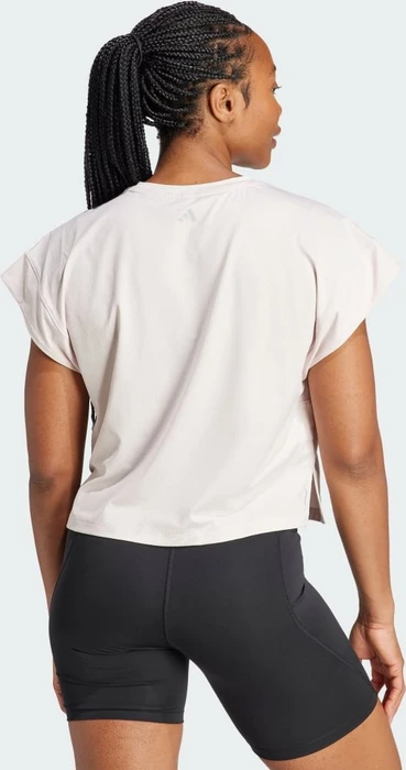 adidas Studio Funktionsshirt kurzarm putty mauve/grey two (Damen)