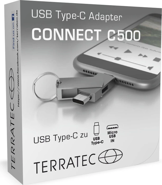 TerraTec Connect C500, USB-C 2.0 [Stecker]