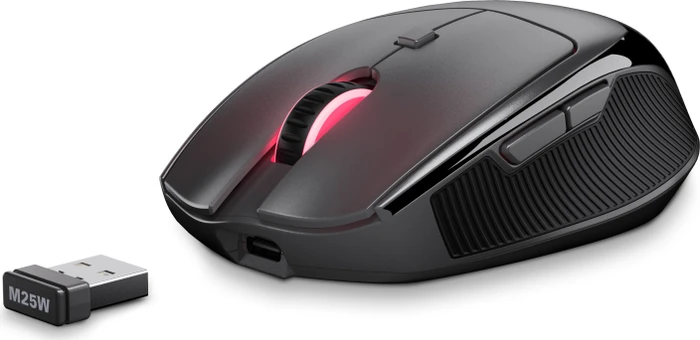 Sharkoon OfficePal M25W, schwarz, USB