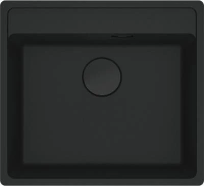 Franke Maris MRG 210-52 flächenbündig Becken mittig black matt