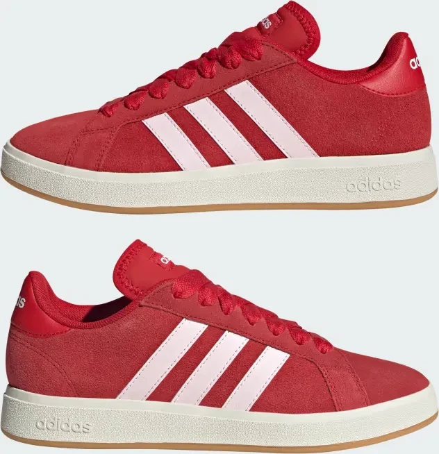 adidas Grand Court Base 00s better scarlet/clear pink/off white