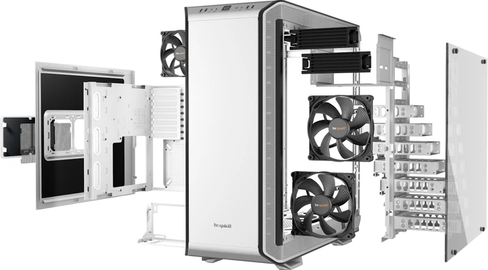 be quiet! Dark Base Pro 900 White Edition weiß, Glasfenster, schallgedämmt