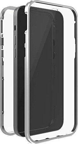 Black Rock 360° Glass Case für Apple iPhone 12 Pro Max transparent/silber