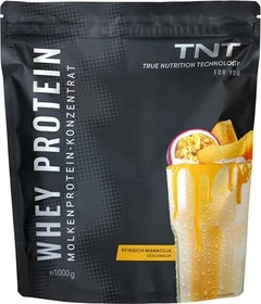 TNT True Nutrition Technology Whey Protein Konzentrat Pfirsich Maracuja 1kg
