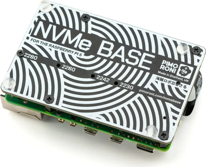 Pimoroni NVMe Base, M.2 M-Key 2230/2242/2260/2280 NVMe Slot für Raspberry Pi 5