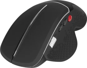 ISY IEM-3000 Wireless Ergonomic Mouse schwarz/silber, USB