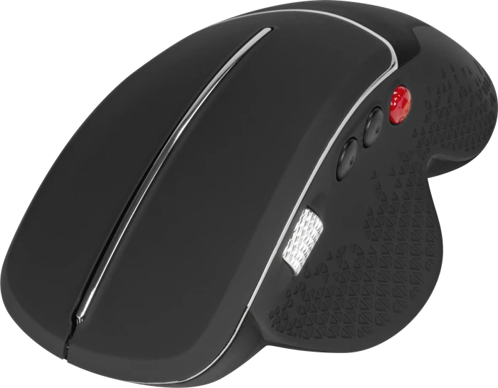 ISY IEM-3000 Wireless Ergonomic Mouse schwarz/silber, USB