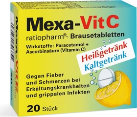 Mexa-Vit C ratiopharm Brausetabletten, 20 Stück