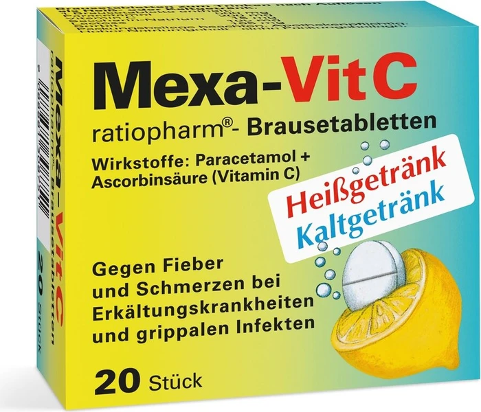 Mexa-Vit C ratiopharm Brausetabletten, 20 Stück