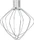 Smeg SMWW04 Edelstahl Schneebesen