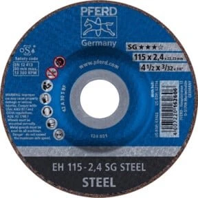 Pferd EH 115-2.4 SG STEEL Trennscheibe, 115x2.4x22.23mm, 25 Stück