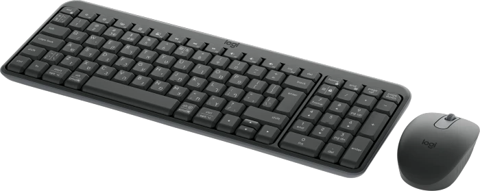 Logitech MK250 Compact Wireless Combo Graphite, Bluetooth, HE