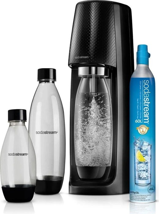 SodaStream Spirit Megapack Trinkwassersprudler schwarz