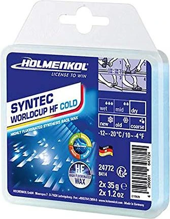 Holmenkol Syntec Worldcup HF Cold 2x35g Wachs