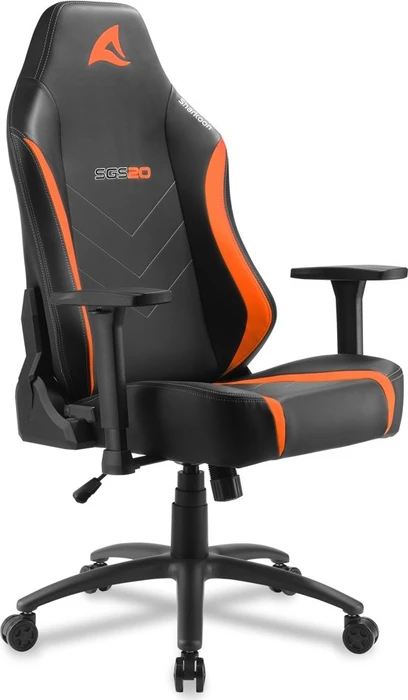 Sharkoon Skiller SGS20 PU Gamingstuhl, schwarz/orange