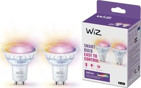 WiZ Spot LED 4.7-50W GU10 PAR16 RGB, 2 Stück