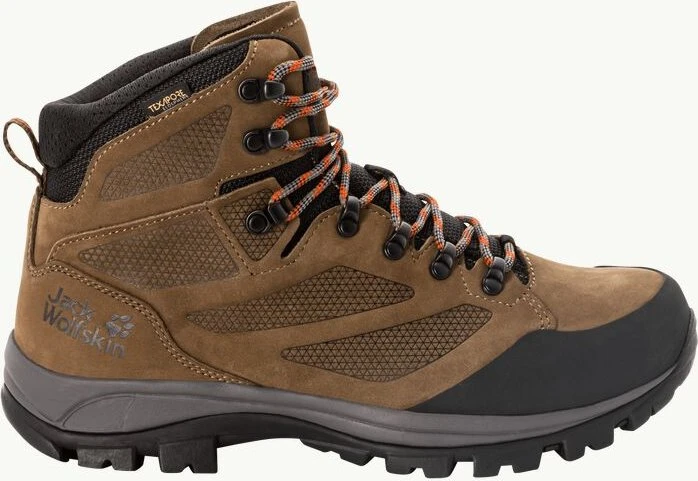 Jack Wolfskin Rebellion Texapore Mid braun/rot (Herren)
