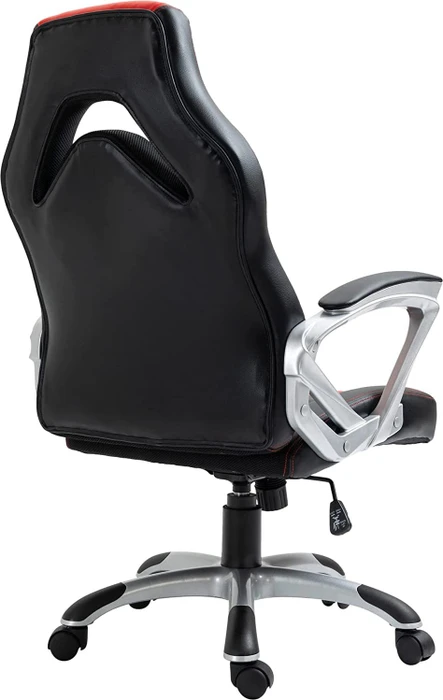 CLP Foxton Kunstleder Gamingstuhl, schwarz/rot