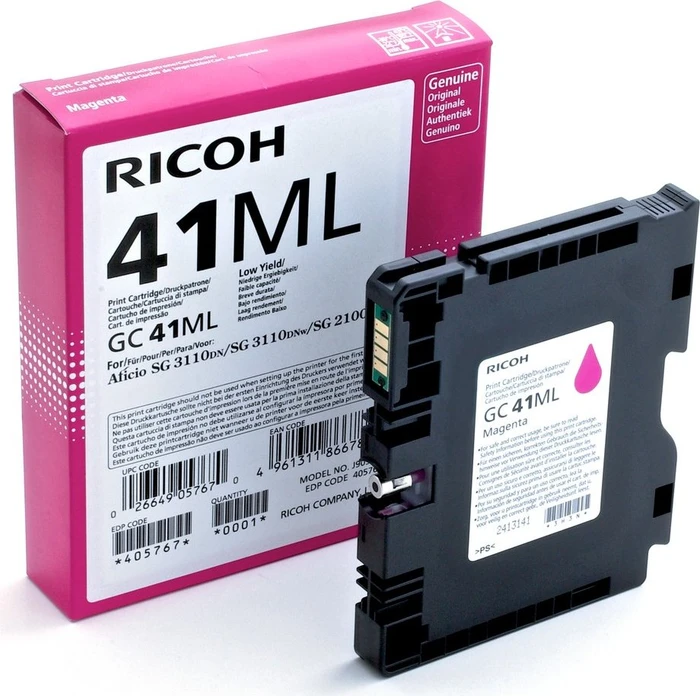 RICOH Gel GC41ML magenta niedrige Kapazität