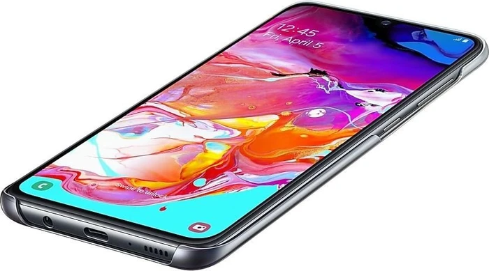 Samsung Gradation Cover für Galaxy A70 schwarz
