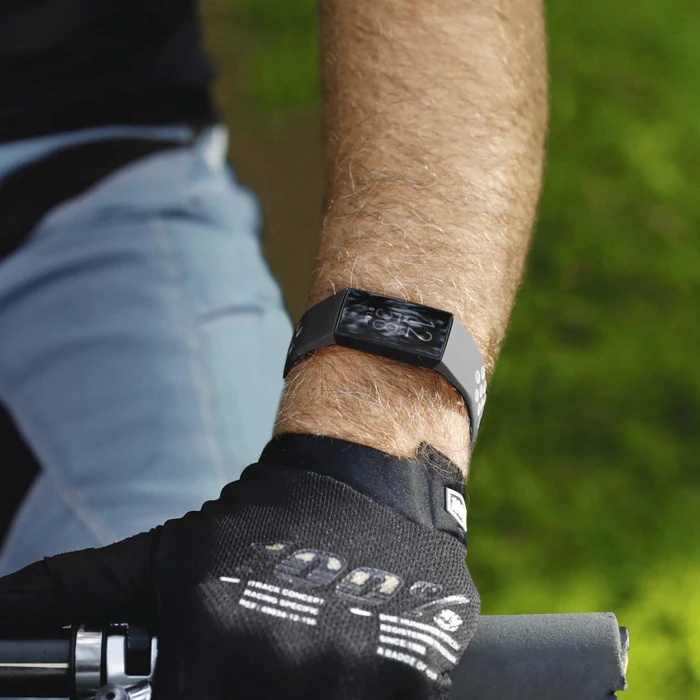 Hama Ersatzarmband Sport für Fitbit Charge 3/4 grau/schwarz