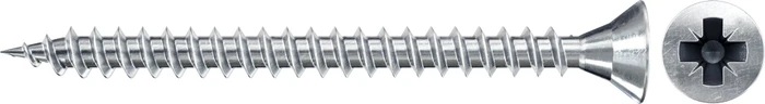 fischer ClassicFast FSPII CZF 4.0x25 BC Spanplattenschraube, 4x25mm, 1000 Stück