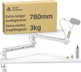 AA Audio Accessory Low Profile Mikrofonarm weiß
