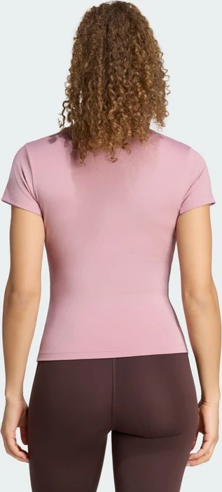 adidas 3-Streifen Studio Baby T-Shirt kurzarm magic mauve (Damen)