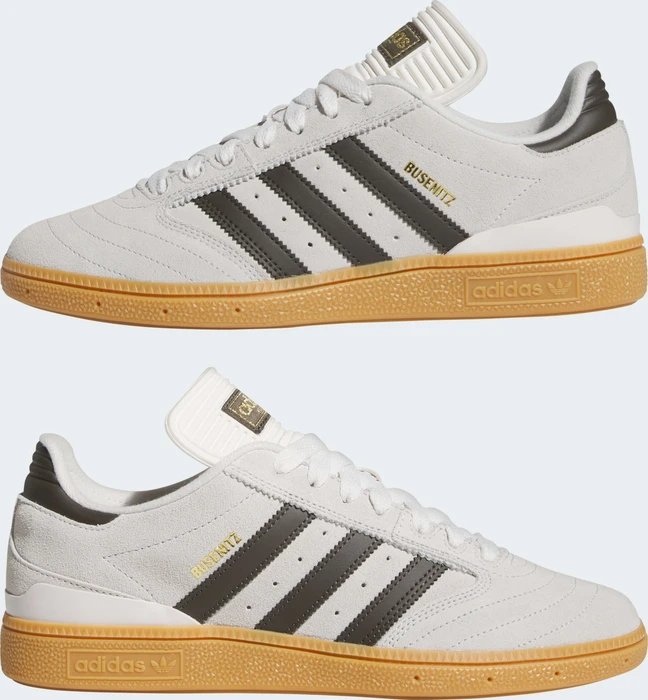 adidas Busenitz Pro crystal white/shadow olive/gum (Herren)