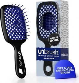 UNbrush Detangling Brush galaxy blue